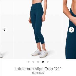 NWT Lululemon aligns